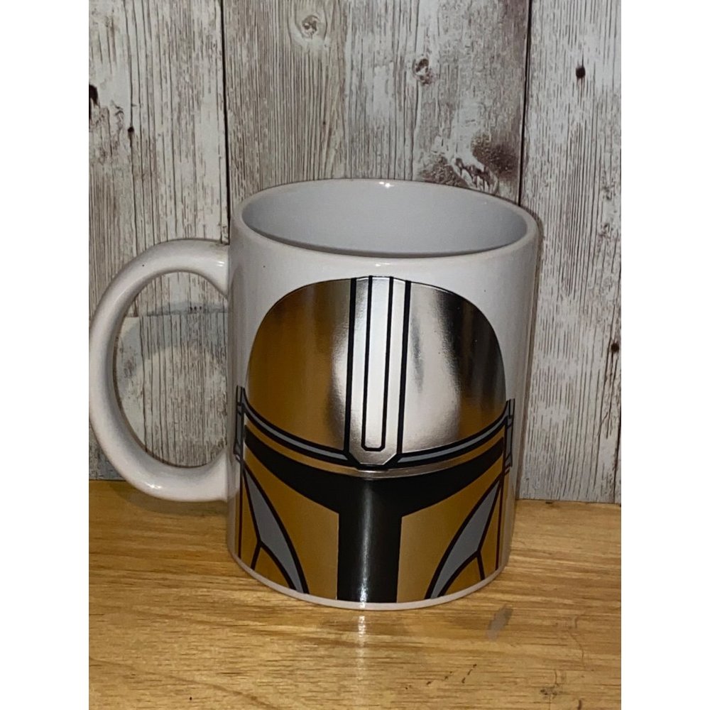 Star Wars Mandalorian Coffee Tea Mug Ceramic Foil Collectible Cup Disney